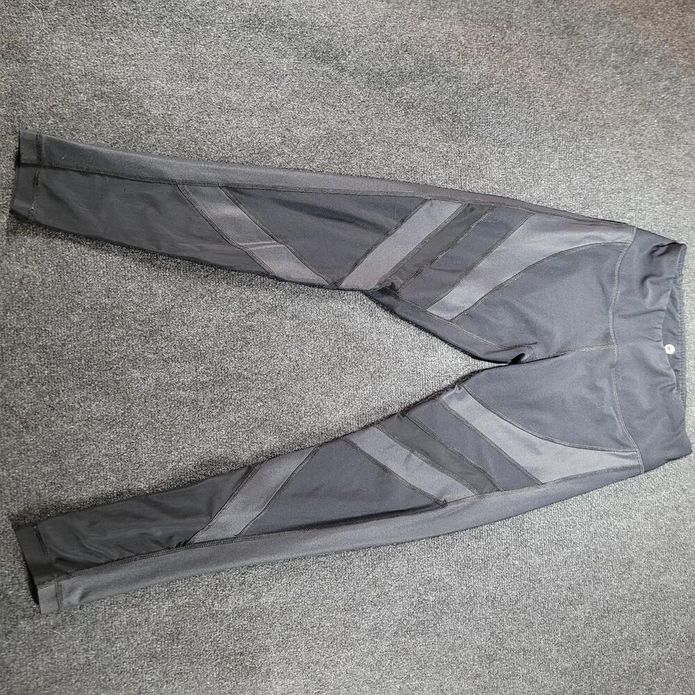 90-degree-by-reflex Women's Grey and Black Leggings